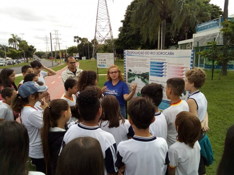 Visitas educativas nas unidades do Saae