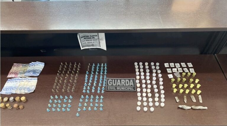 GCM apreende drogas e adolescente após tentativa de fuga no Jardim Zulmira